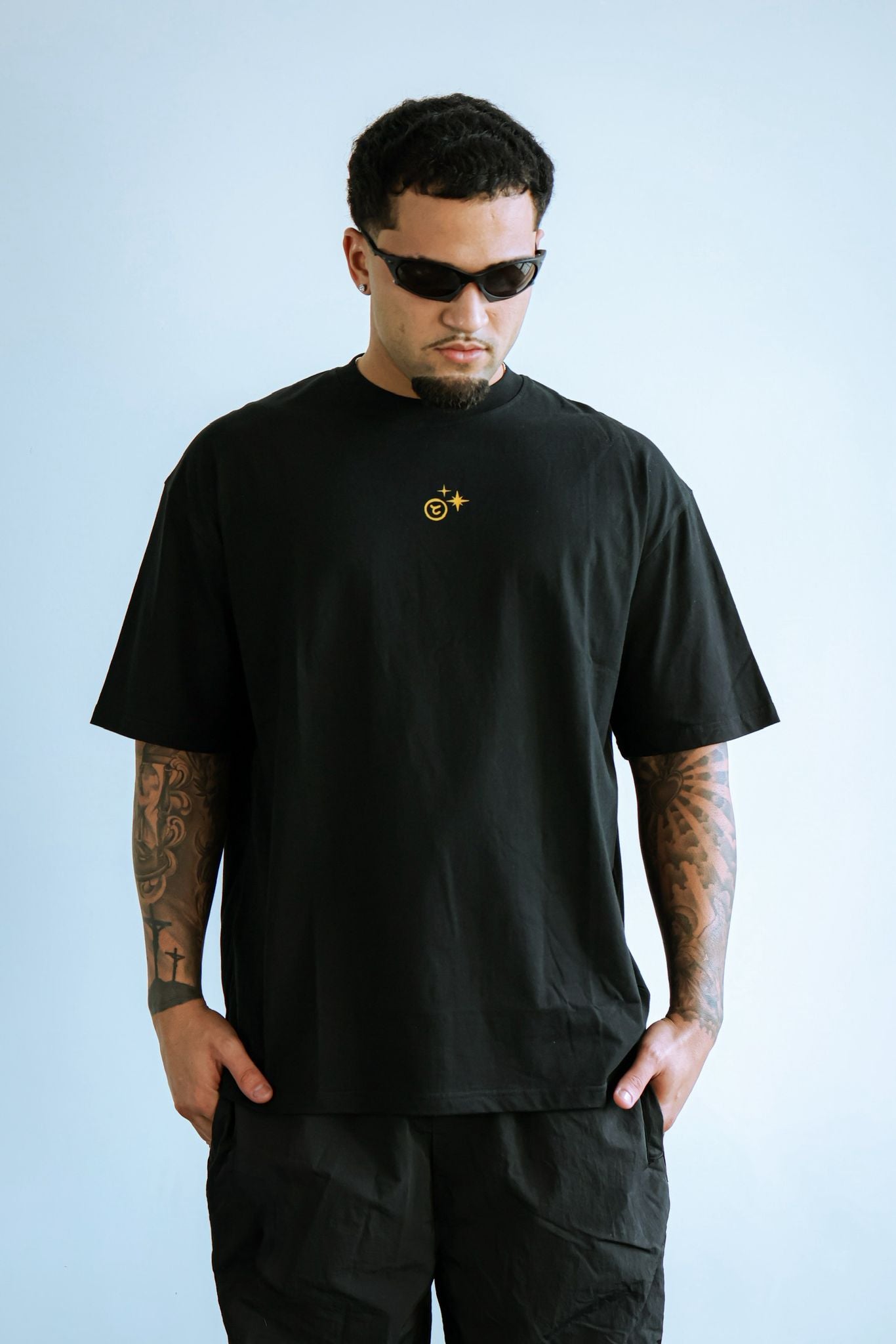 Sete Tee Black and Yellow