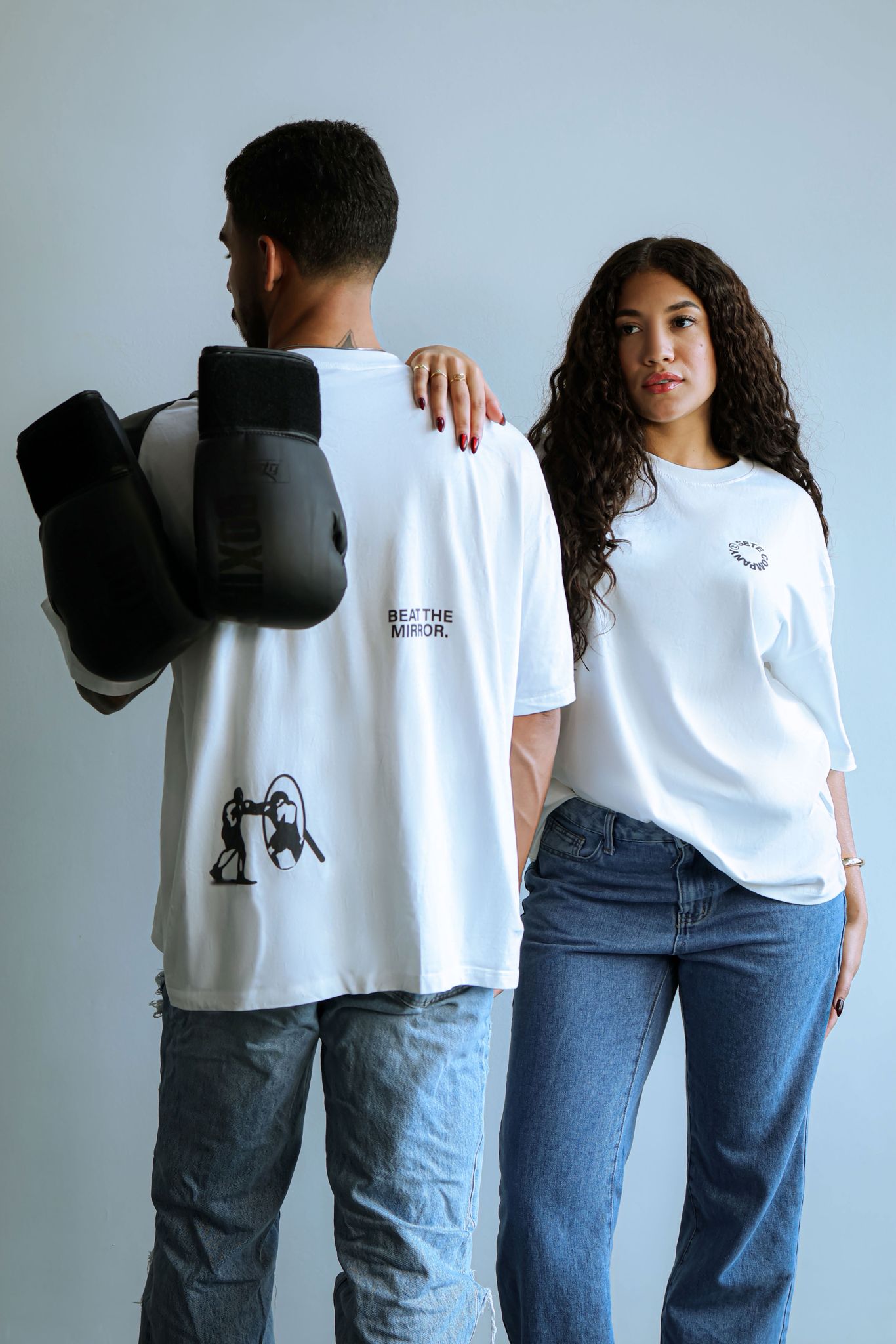 Beat The Mirror Tee White