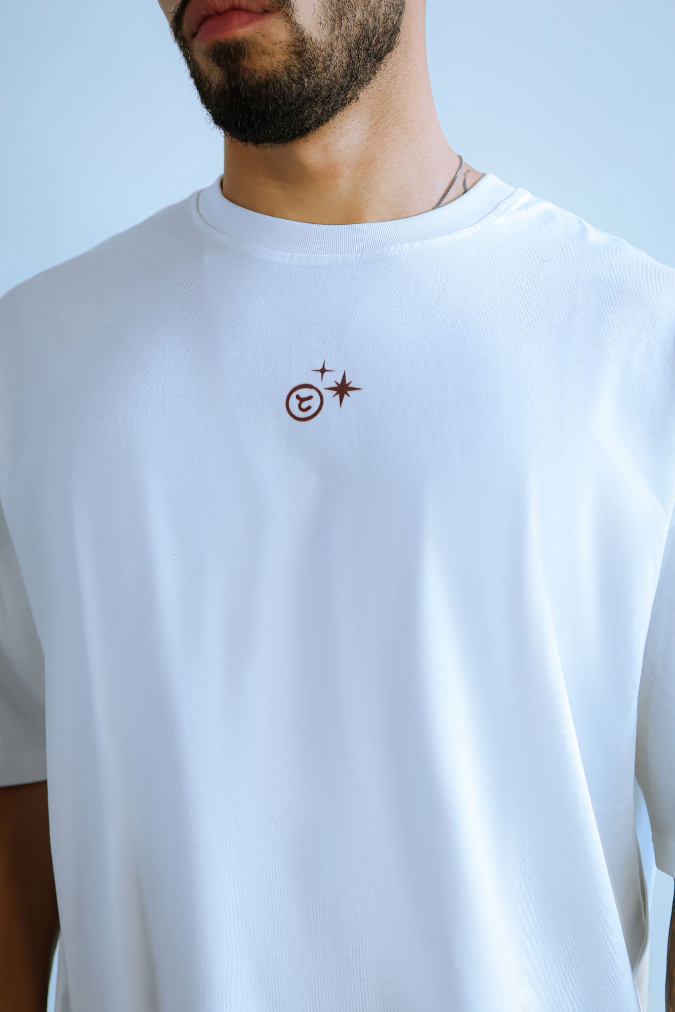 Sete Tee White and Brown