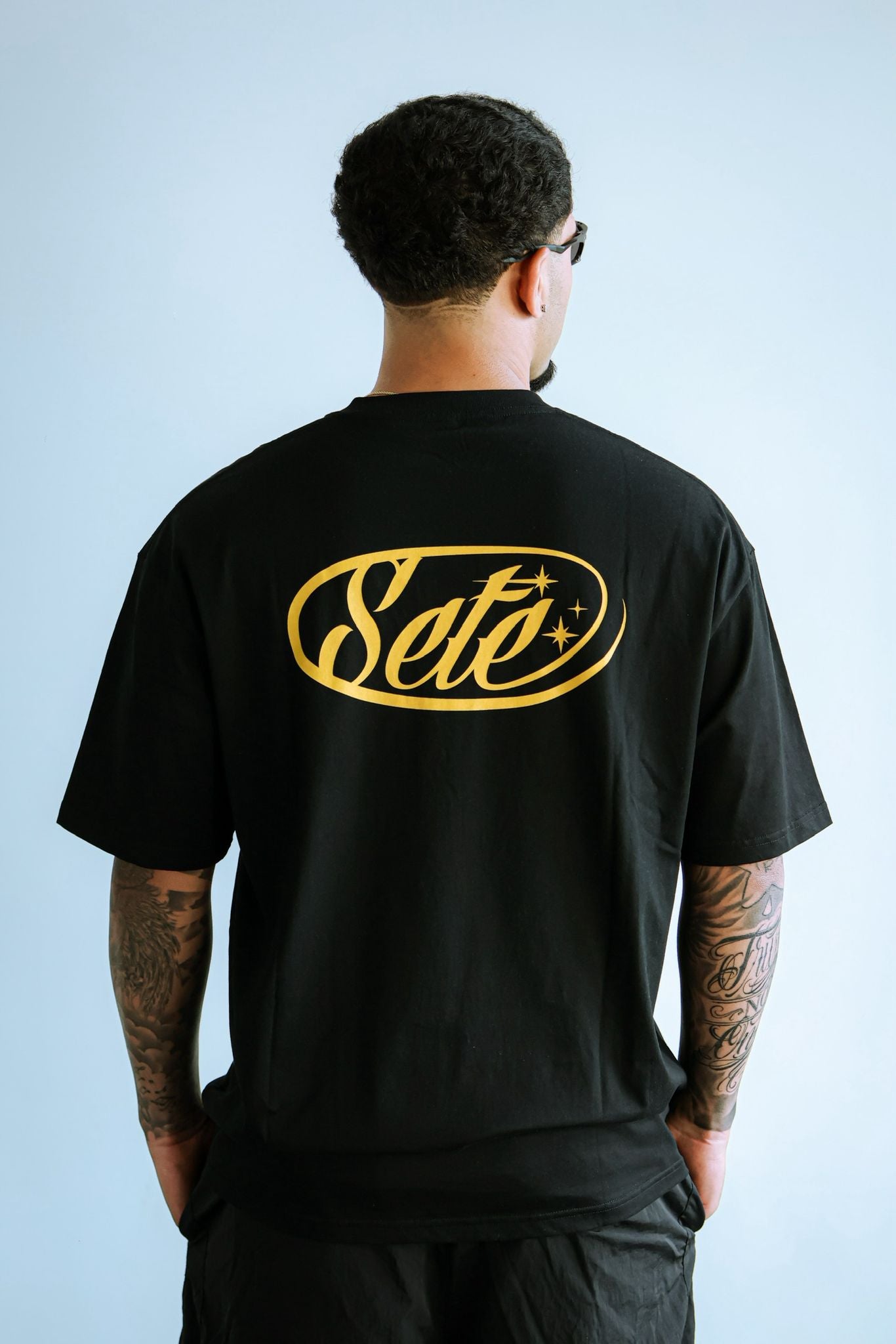 Sete Tee Black and Yellow