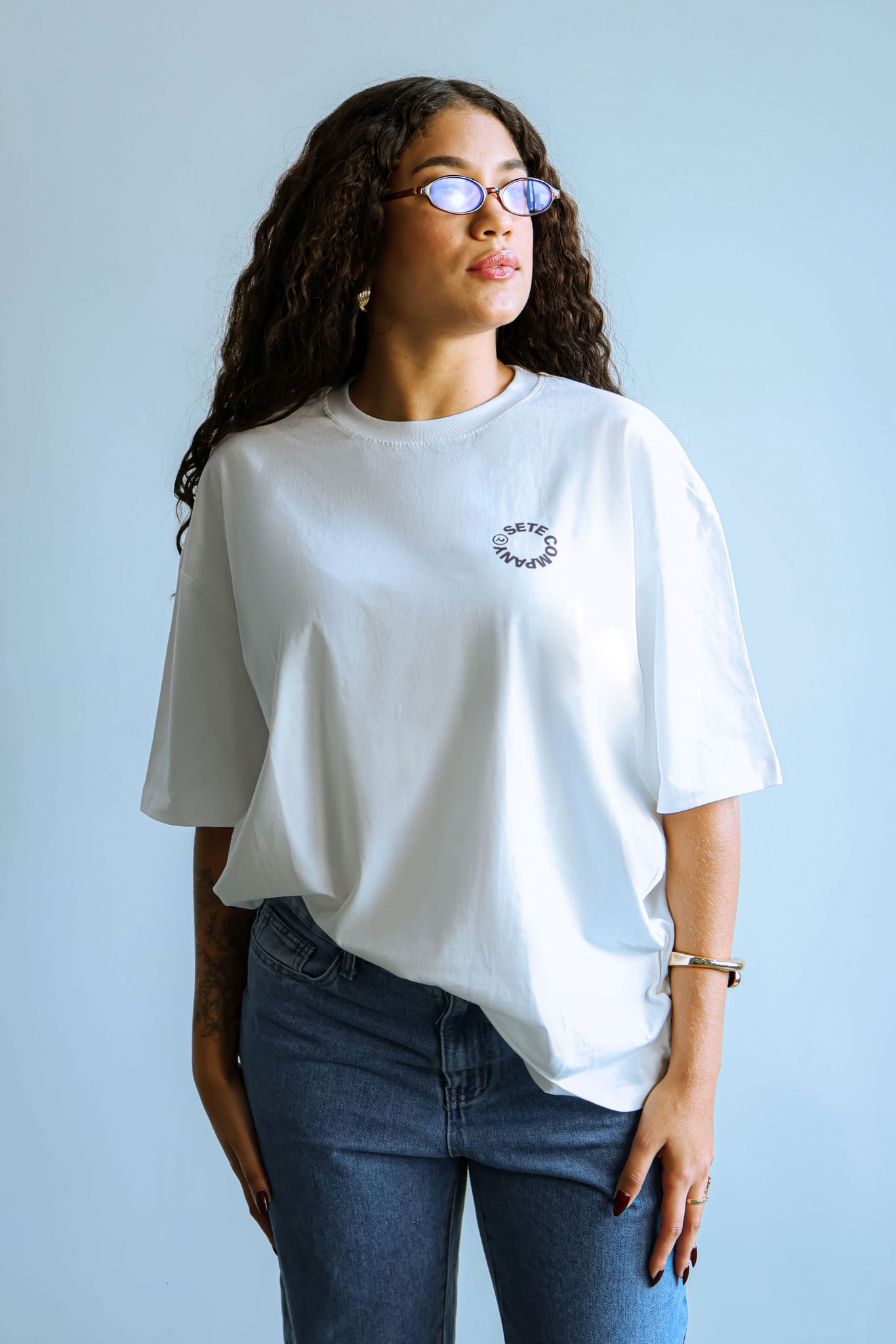 Beat The Mirror Tee White
