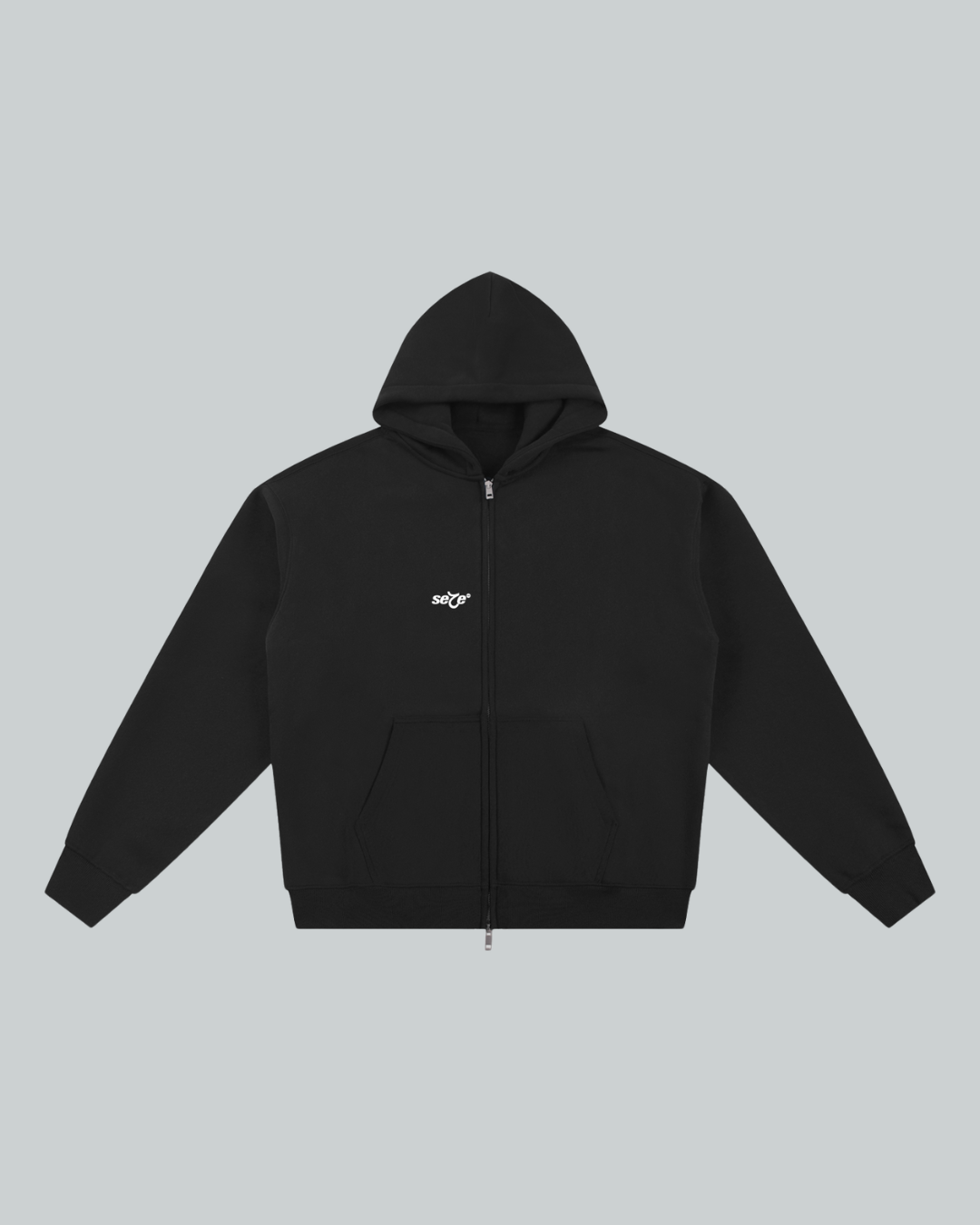 24/7 Zip Up Black