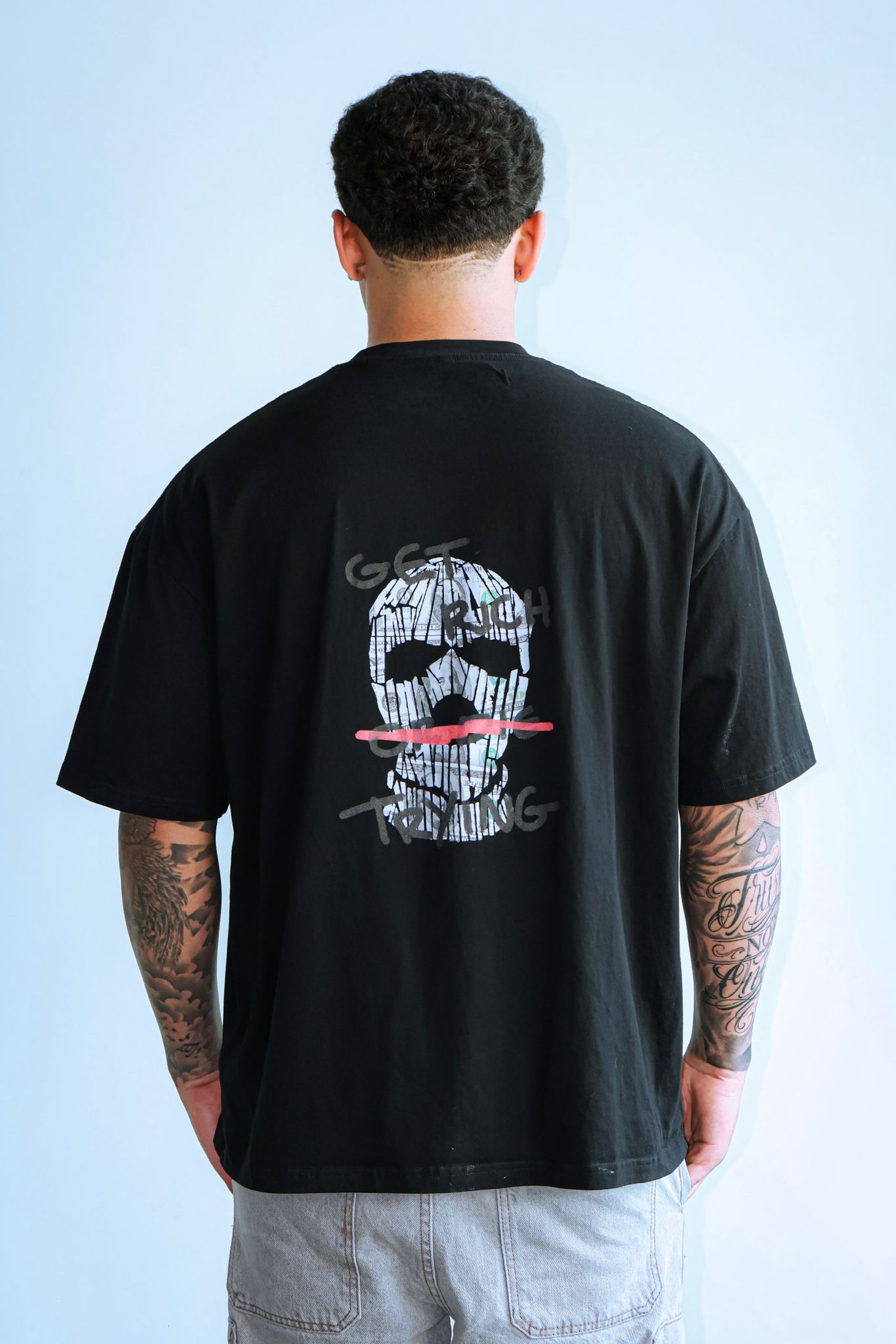 Get Rich Tee Black
