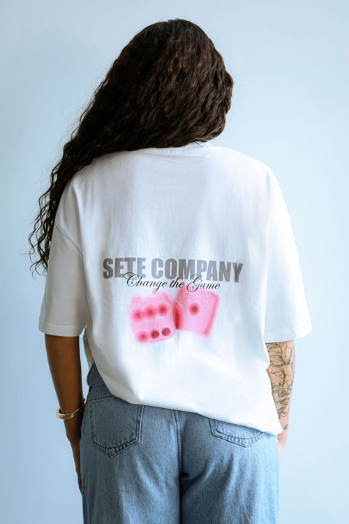 Change The Game Tee White