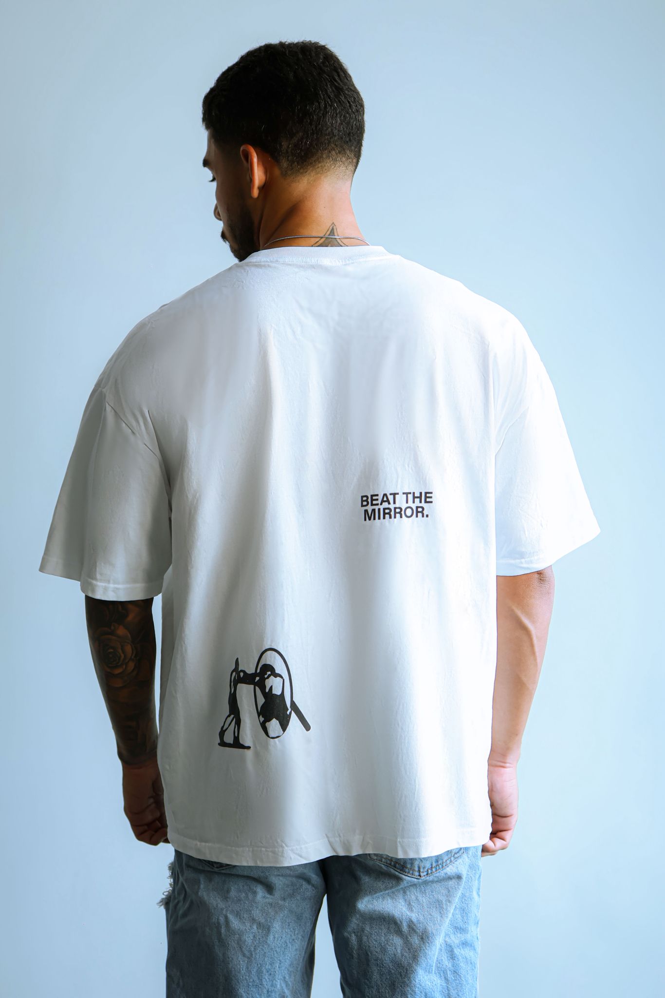 Beat The Mirror Tee White