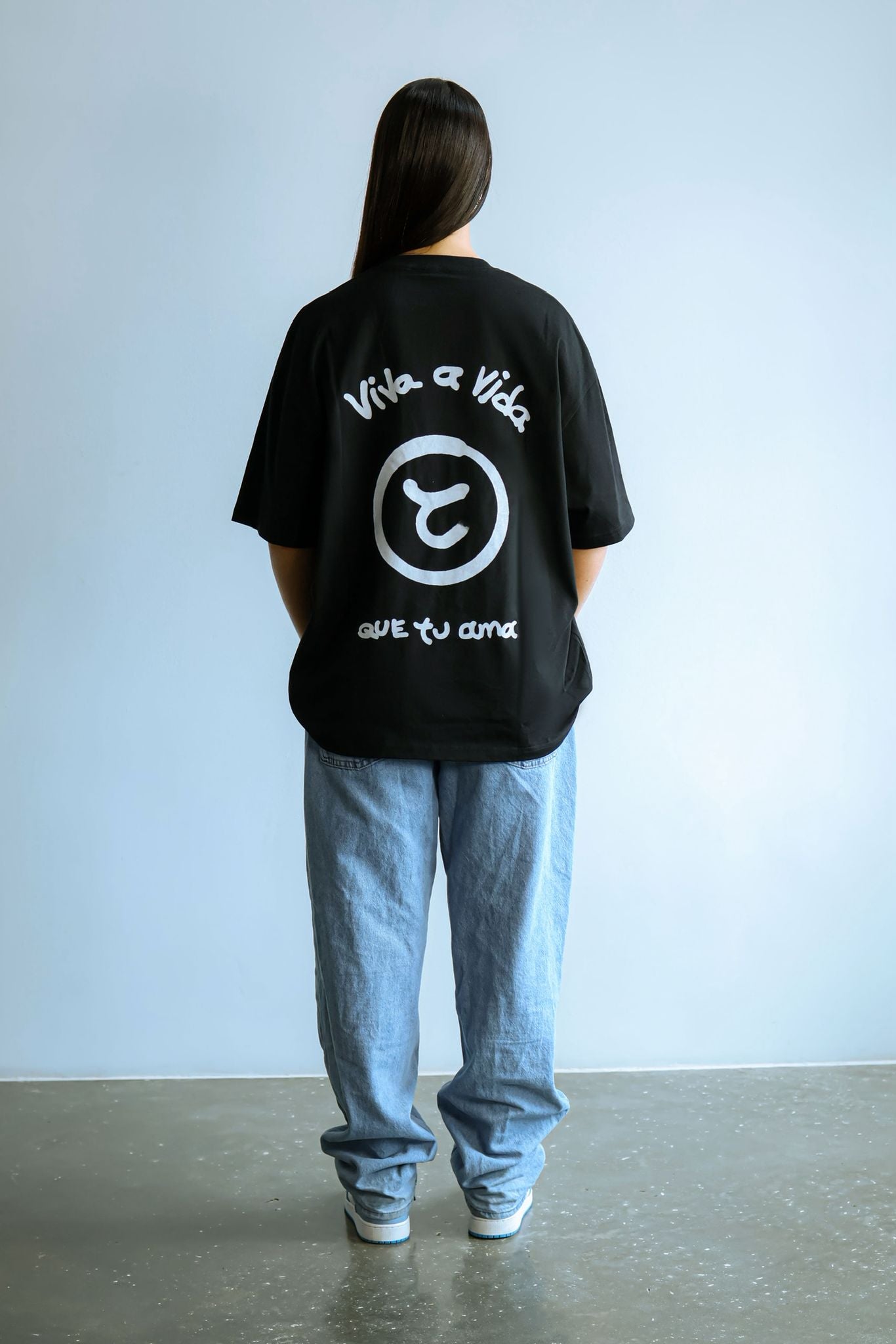 Viva A Vida Que Tu Ama Tee Black