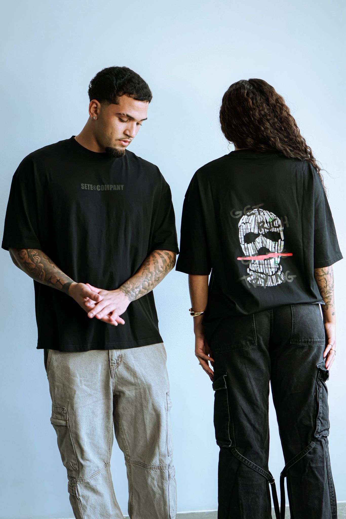 Get Rich Tee Black