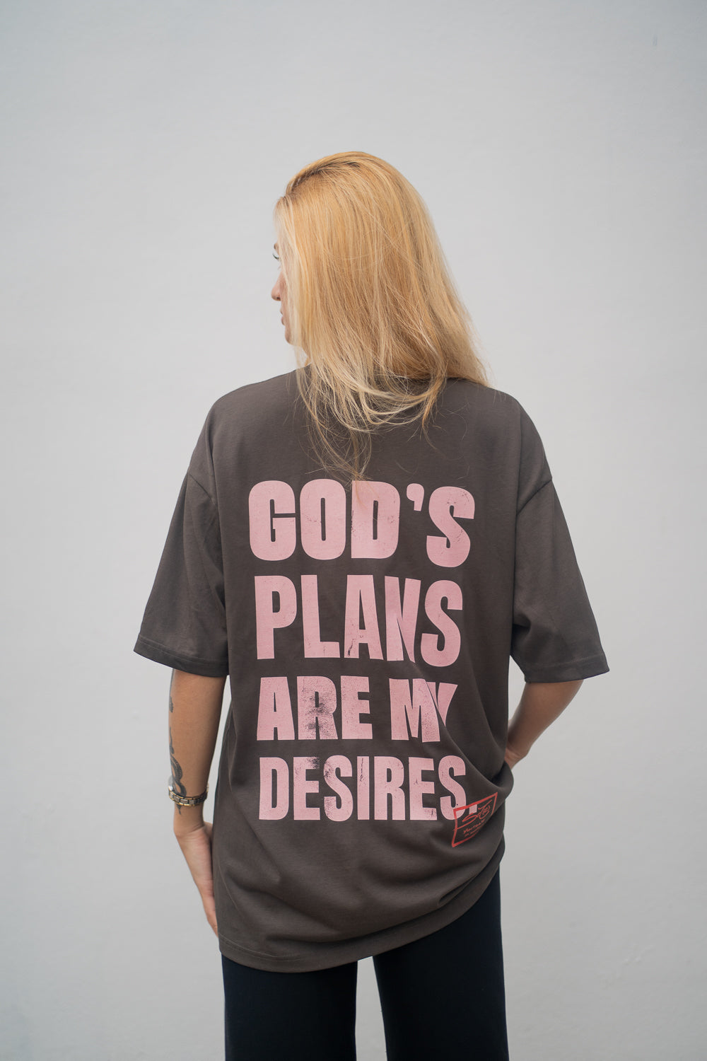 God's Plans Tee Gray
