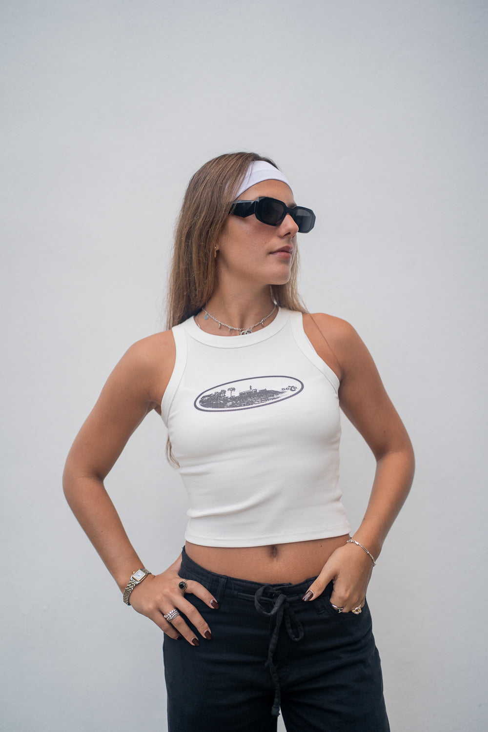 Salvador Tank Top Black