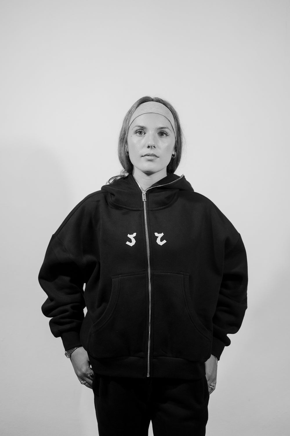 Double Sete Full-Zip Hoodie