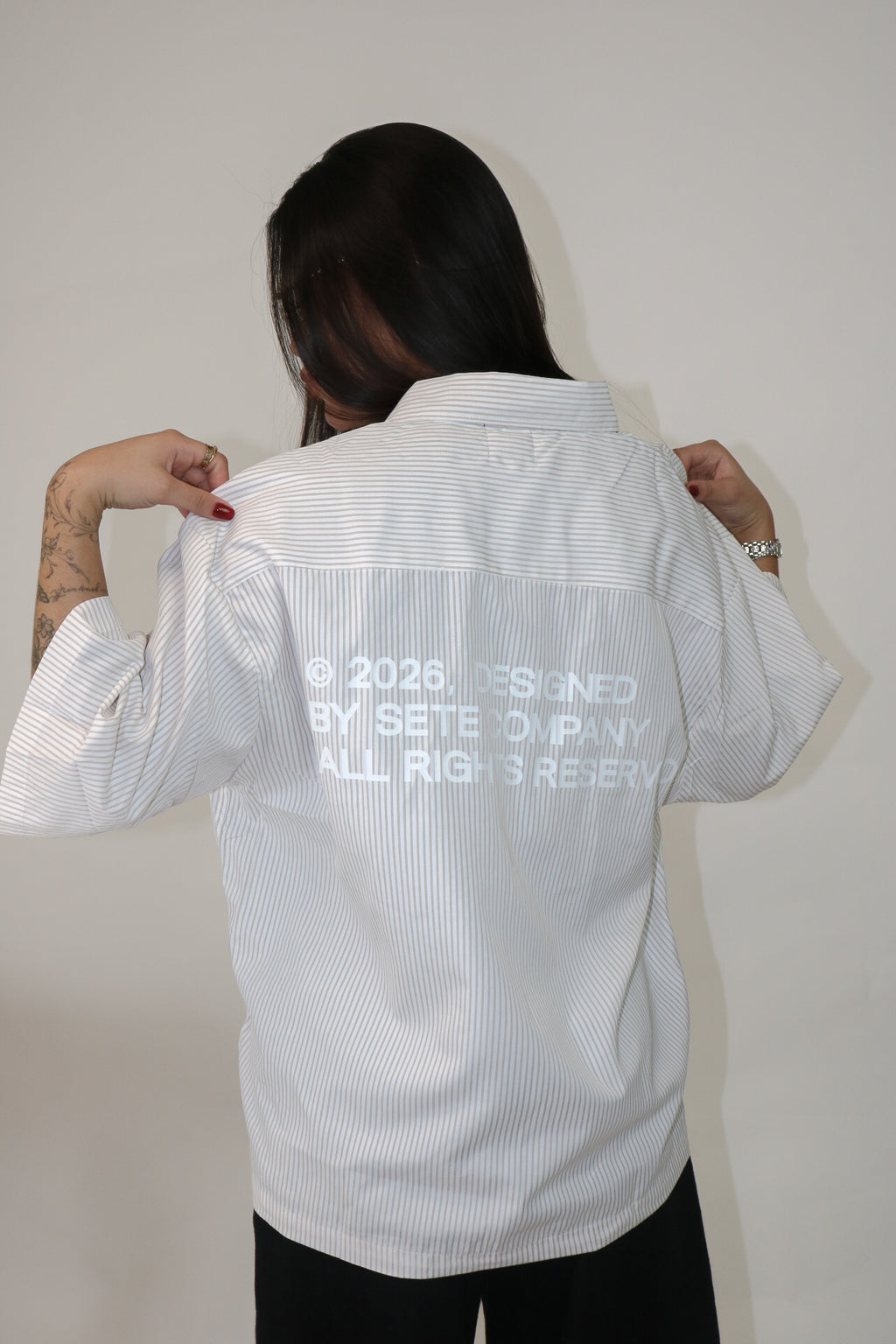 Sete Boxy Button-Up