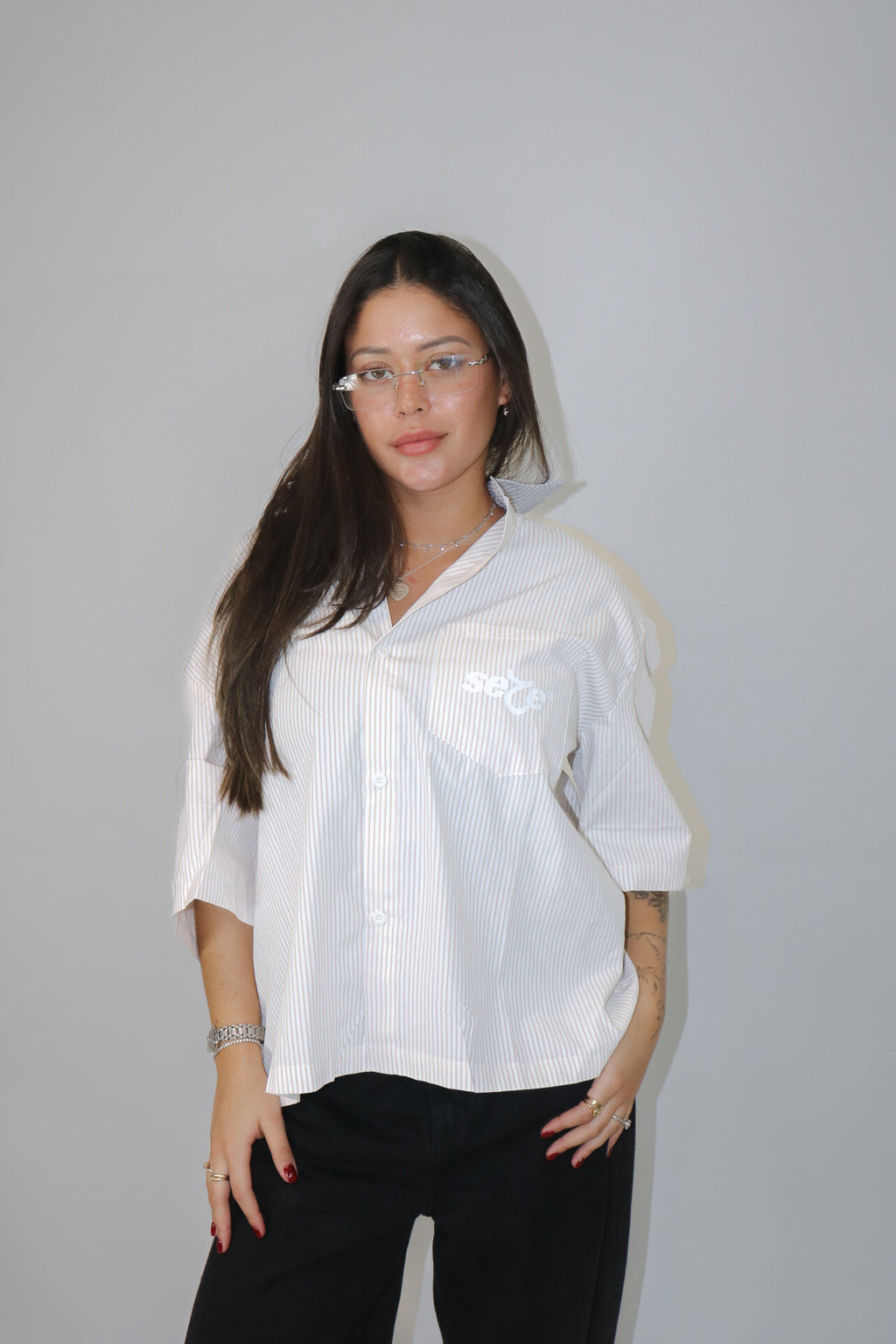 Sete Boxy Button-Up