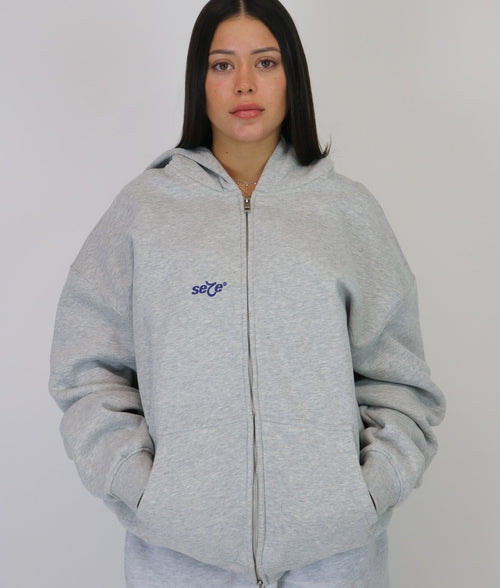 24/7 Zip Up Gray