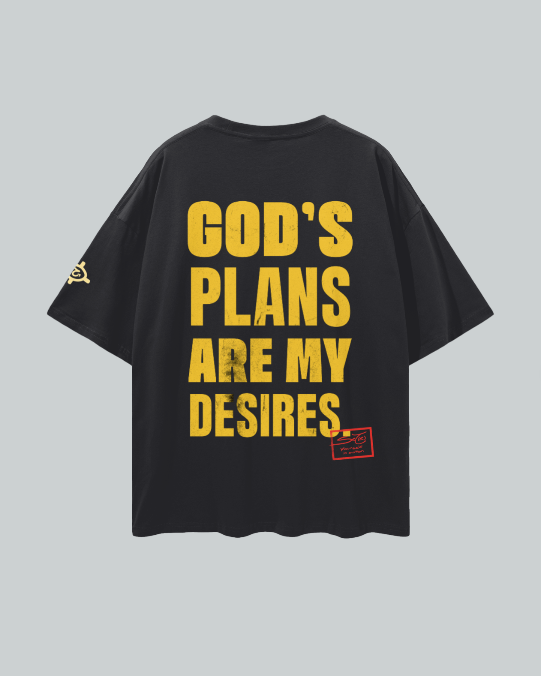 God’s Plans Tee Black