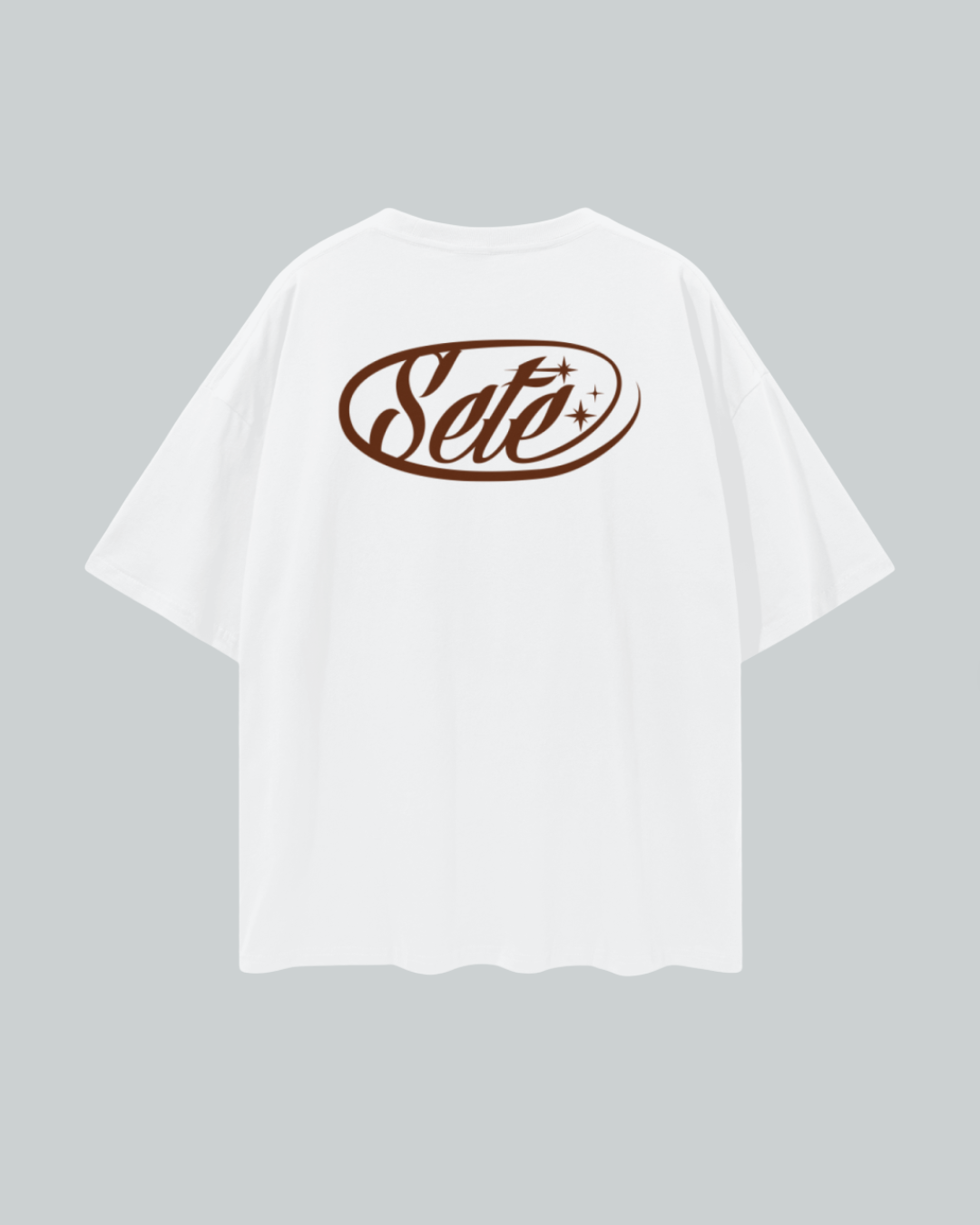 Sete Tee White and Brown