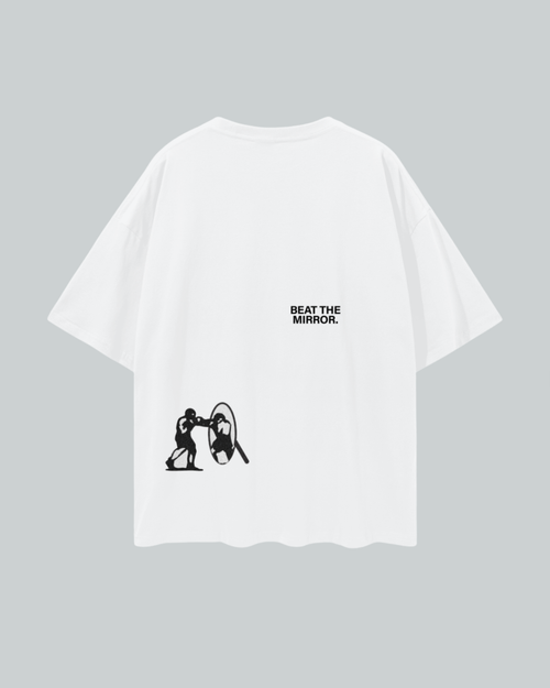 Beat The Mirror Tee White